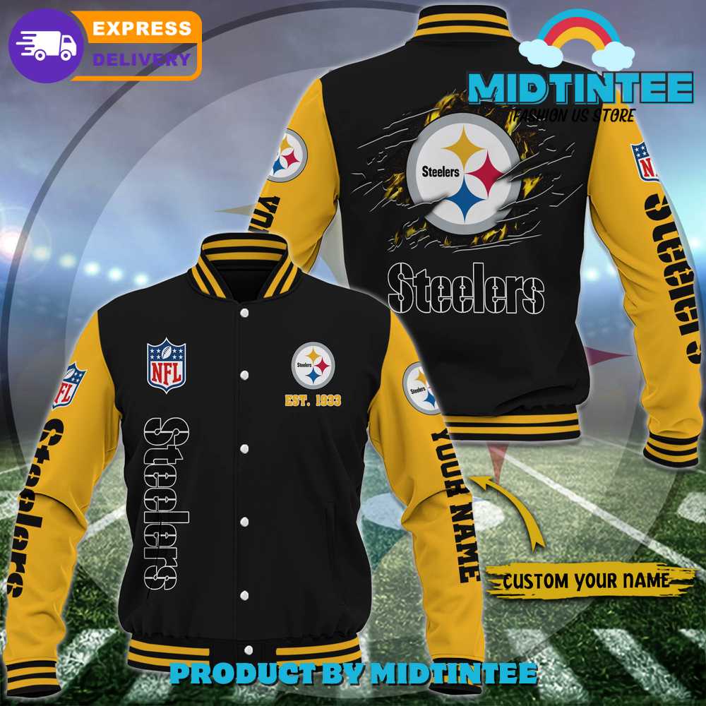 Pittsburgh Steelers Nfl Custom Name Baseball Jacket 30Uf092460 – Utopia Fashion