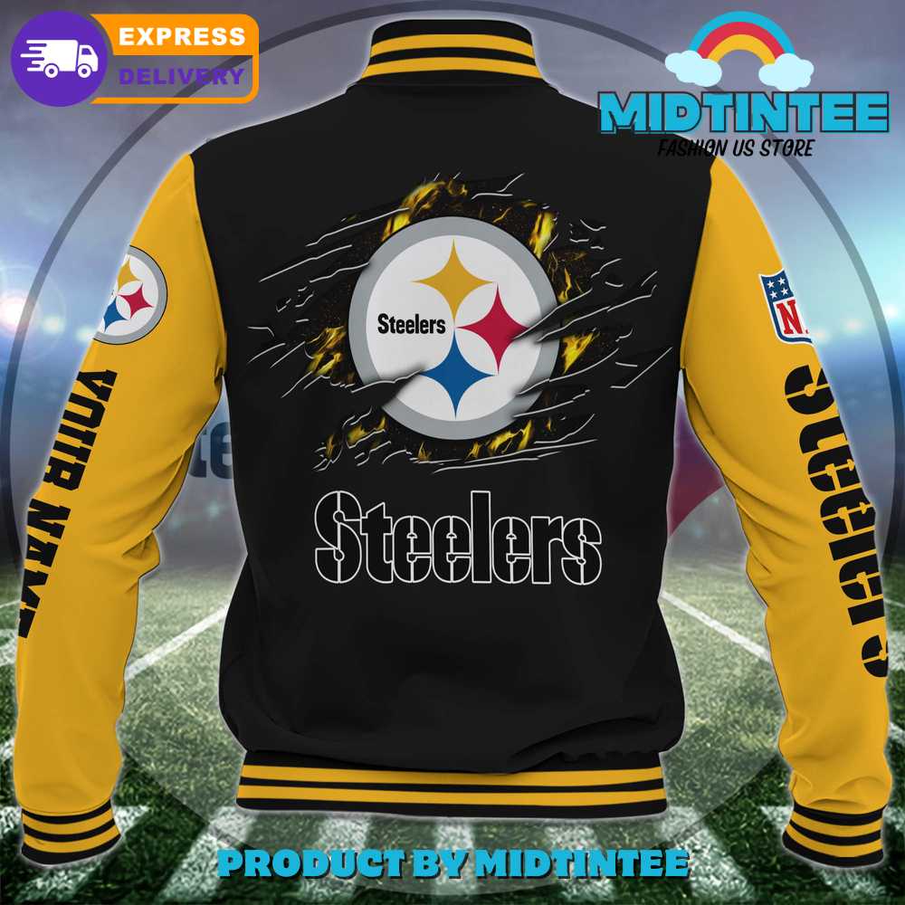 Pittsburgh Steelers Nfl Custom Name Baseball Jacket 30Uf092460 – Utopia Fashion