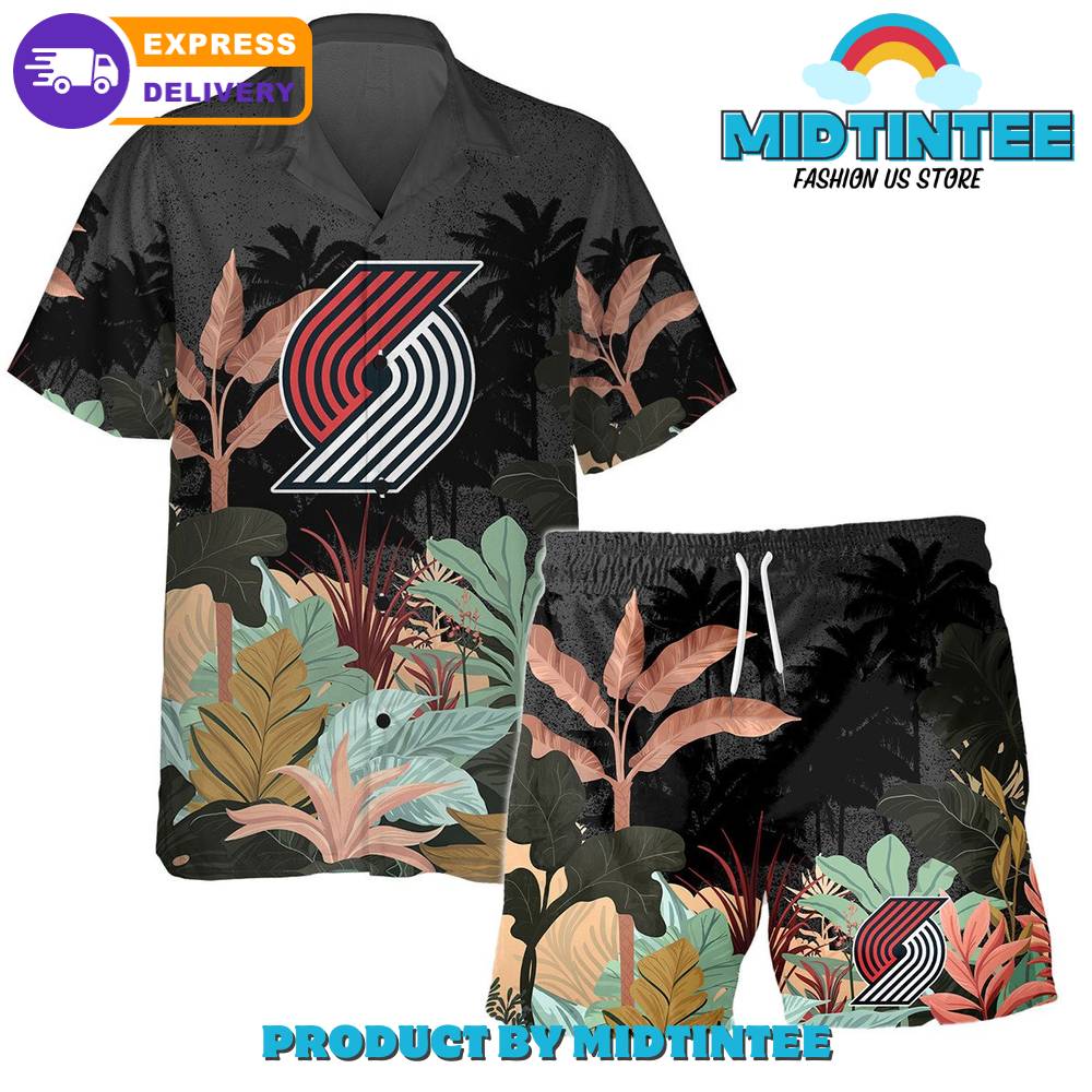 Portland Trail Blazers Team Pattern Tropical Combo Hawaiian Set 30Uf093246 – Utopia Fashion