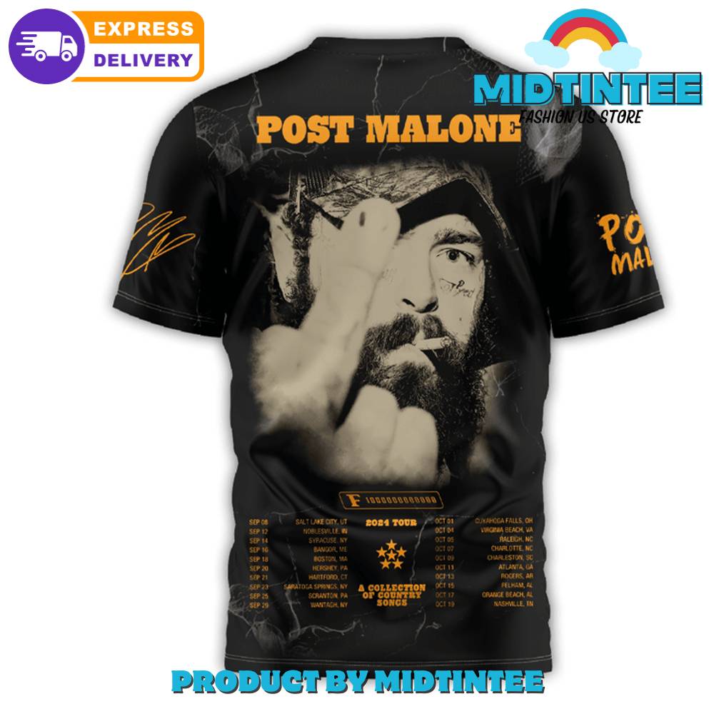 Post Malone Tour A Collection Of Country Songs Shirt 30Uf095273 – Utopia Fashion