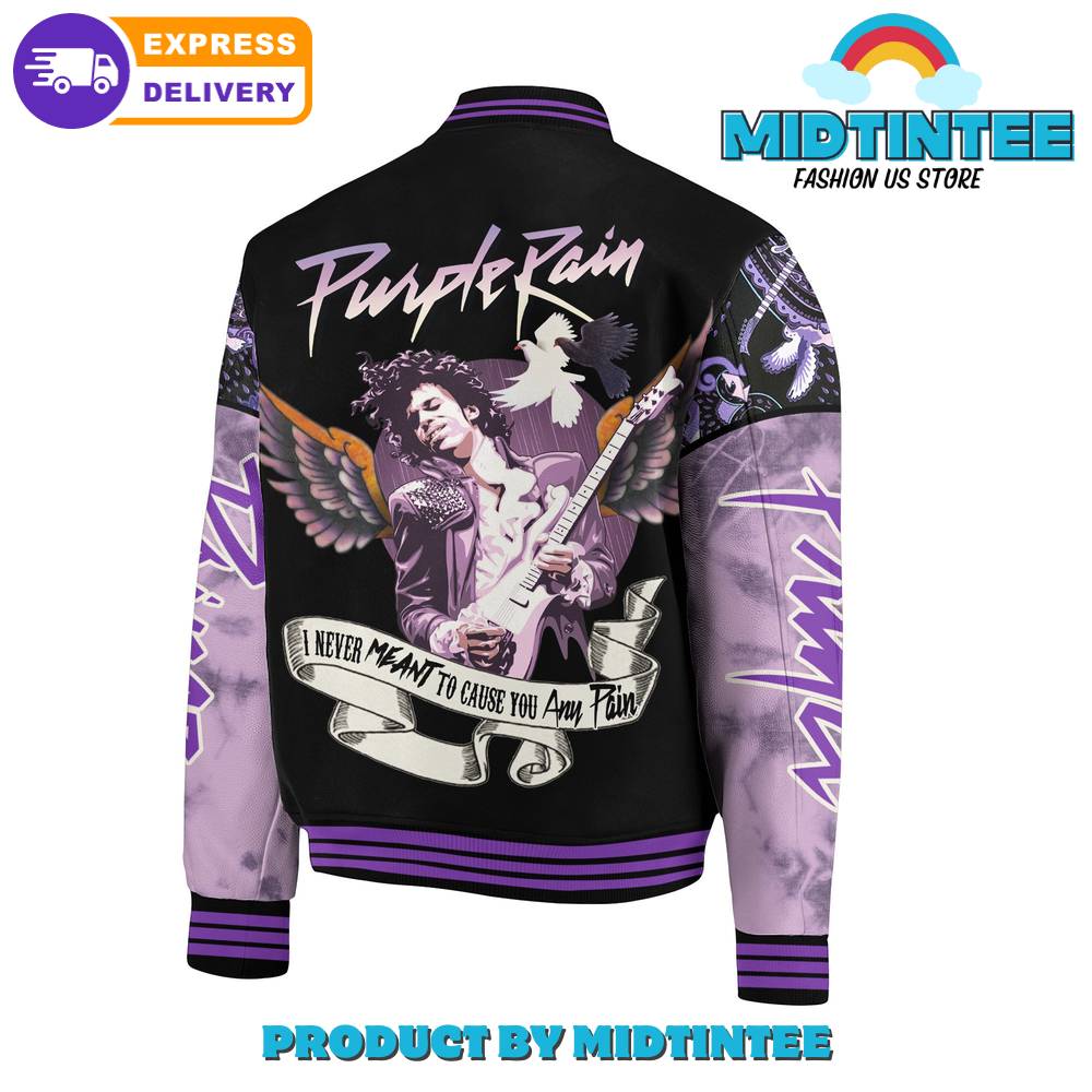 Prince Purple Rain Baseball Jacket 30Uf092464 – Utopia Fashion