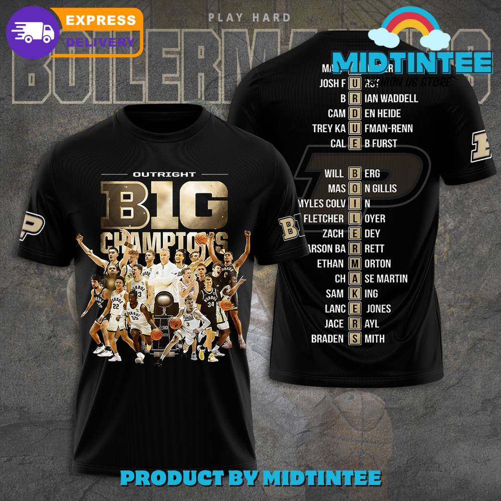 Purdue Boilermakers Ncaa Basketball Big Champions Shirt 30Uf095289 – Utopia Fashion