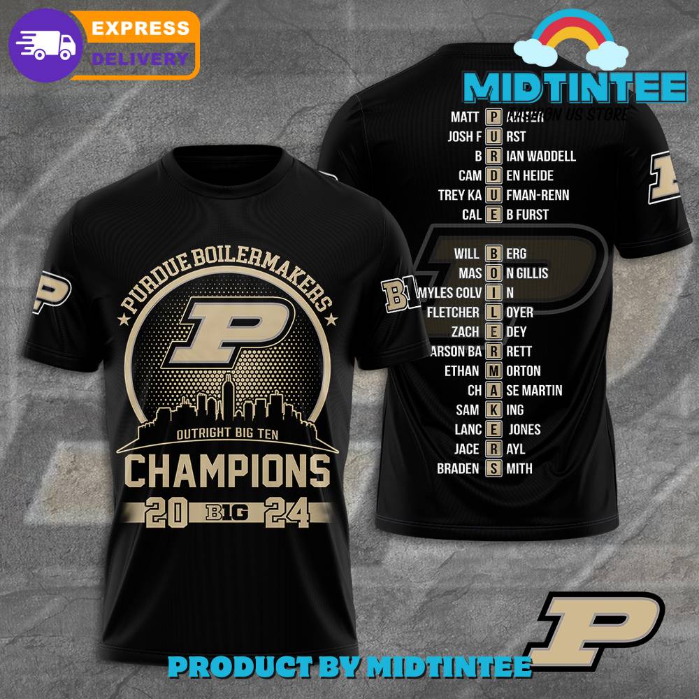 Purdue Boilermakers Outright Big Ten Champions Shirt 30Uf095291 – Utopia Fashion