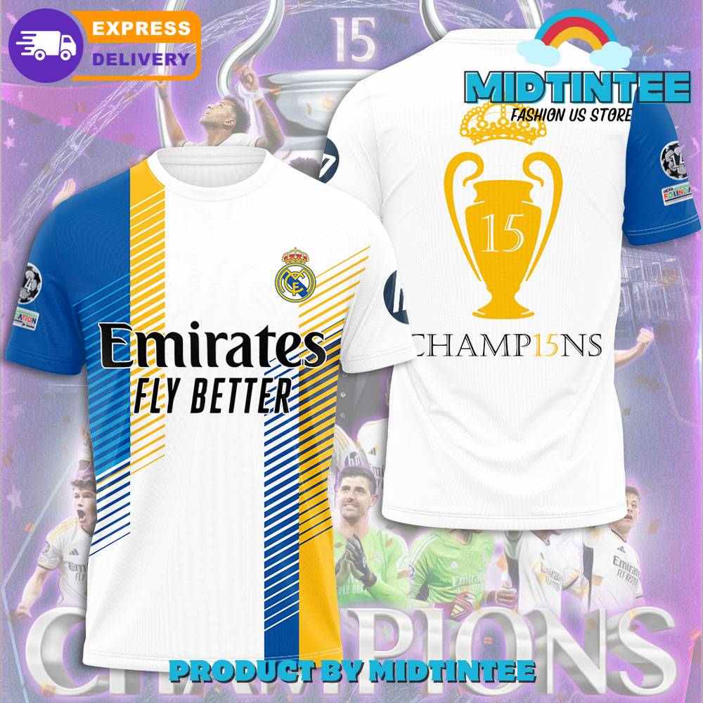 Real Madrid Are 15-Time Champion League Shirt 30Uf095299 – Utopia Fashion