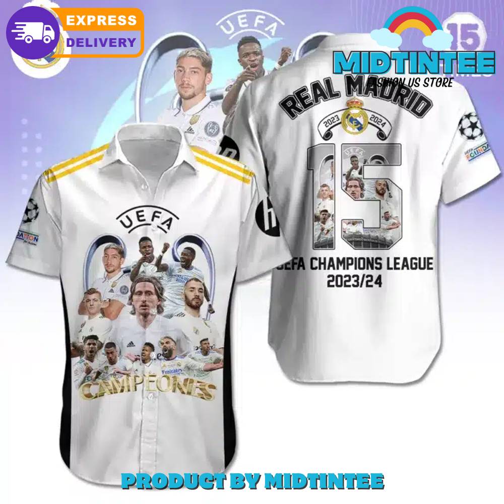 Real Madrid Fc Uefa Champions League Hawaiian Shirt 30Uf093256 – Utopia Fashion