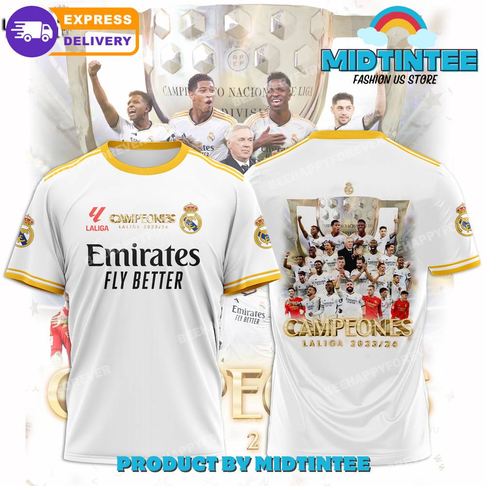 Real Madrid Laliga Champions White Shirt 30Uf095309 – Utopia Fashion