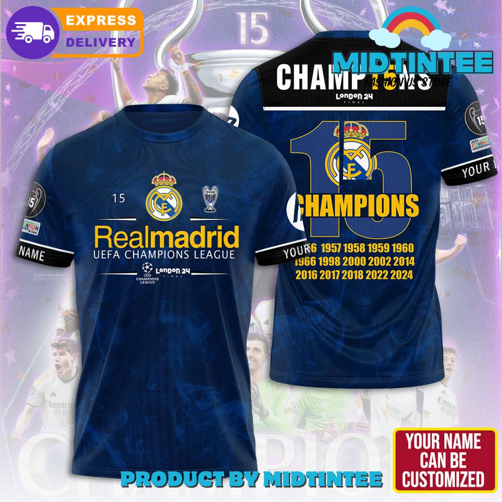 Real Madrid Uefa Champions League Blue Shirt 30Uf095315 – Utopia Fashion