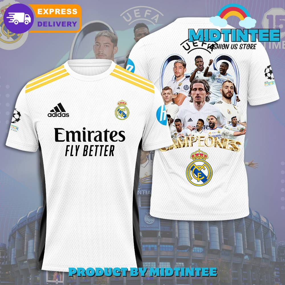 Real Madrid Uefa Champions League Final Champion White Shirt 30Uf095316 – Utopia Fashion