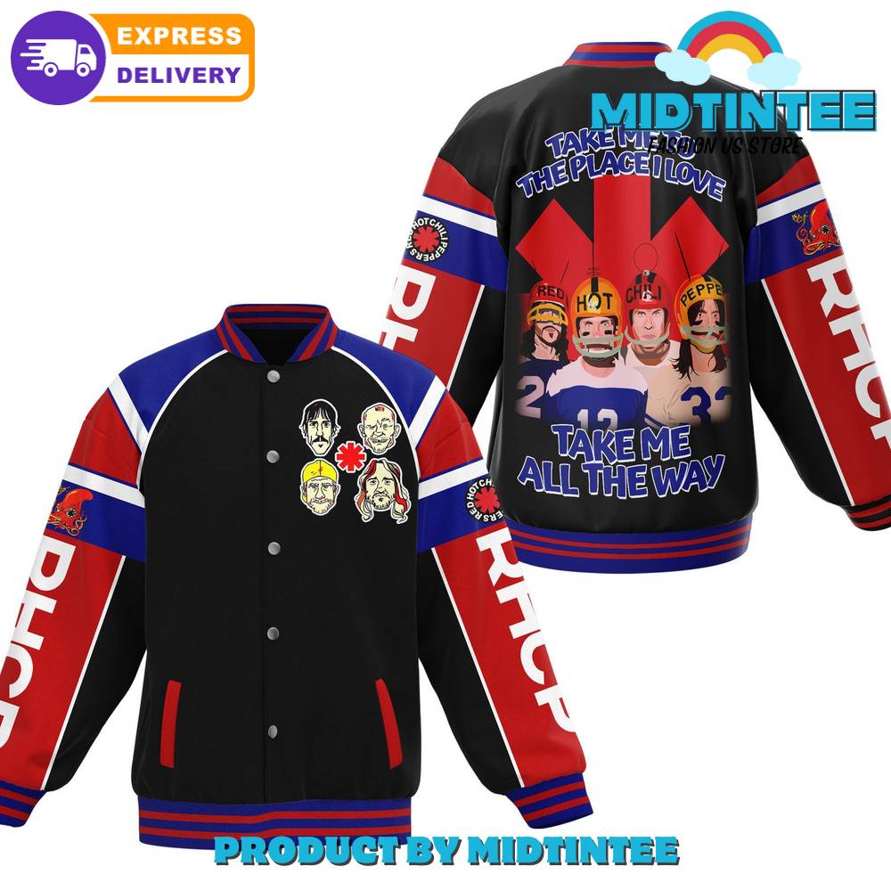 Red Hot Chili Peppers Rock Band Baseball Jacket 30Uf092468 – Utopia Fashion