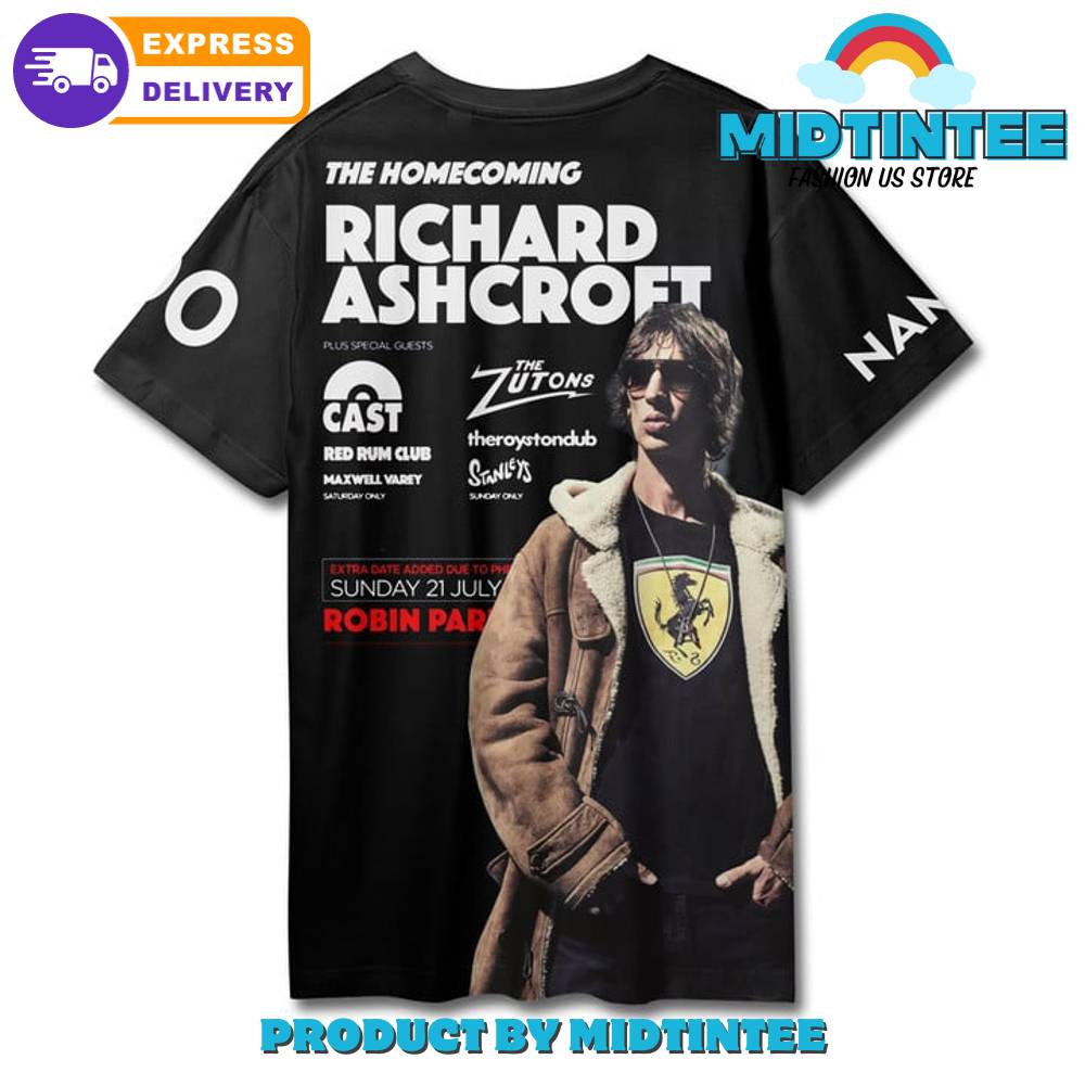 Richard Ashcroft The Home Coming Custom Name Black Shirt 30Uf095328 – Utopia Fashion