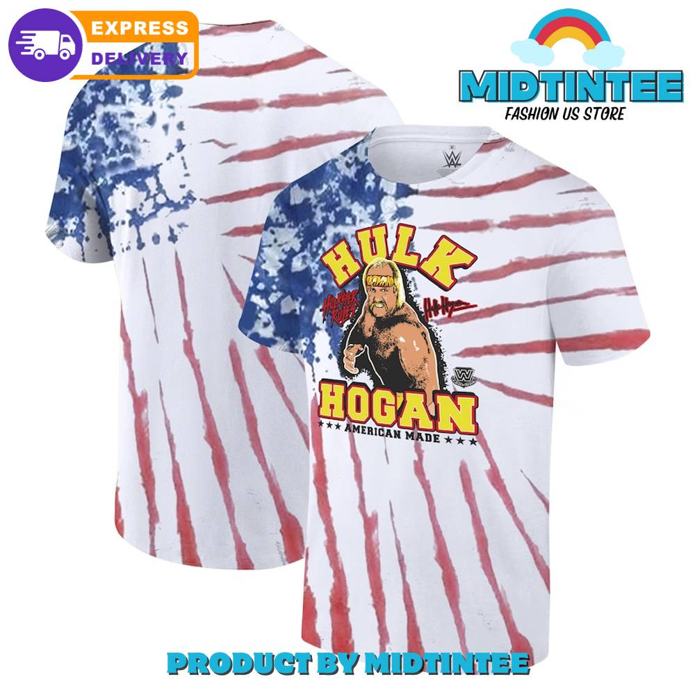 Ripple Junction White Red Hulk Hogan American Made American Flag Tie Dye Shirt 30Uf095338 – Utopia Fashion