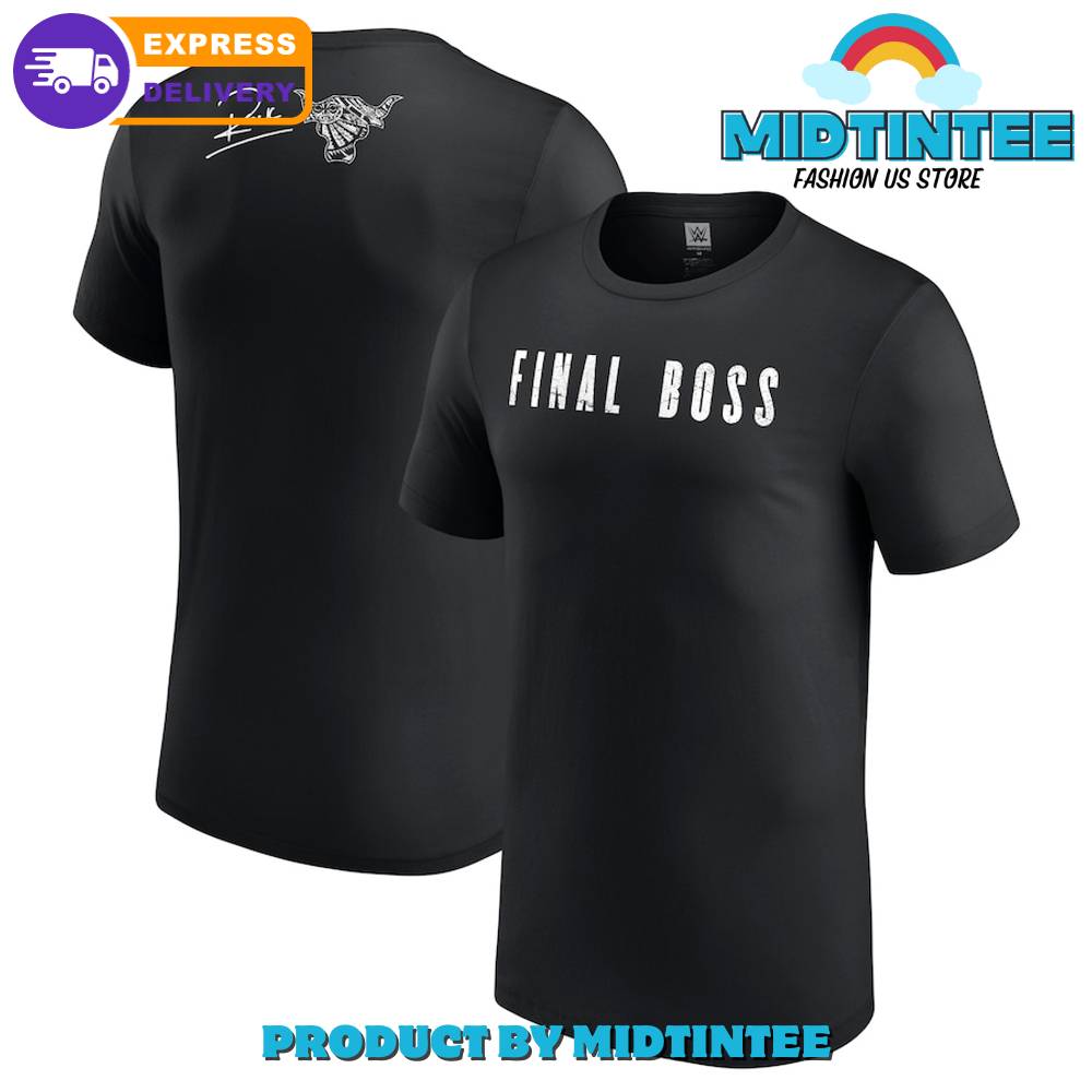 Black The Rock Final Boss Shirt 30Uf094545 – Utopia Fashion