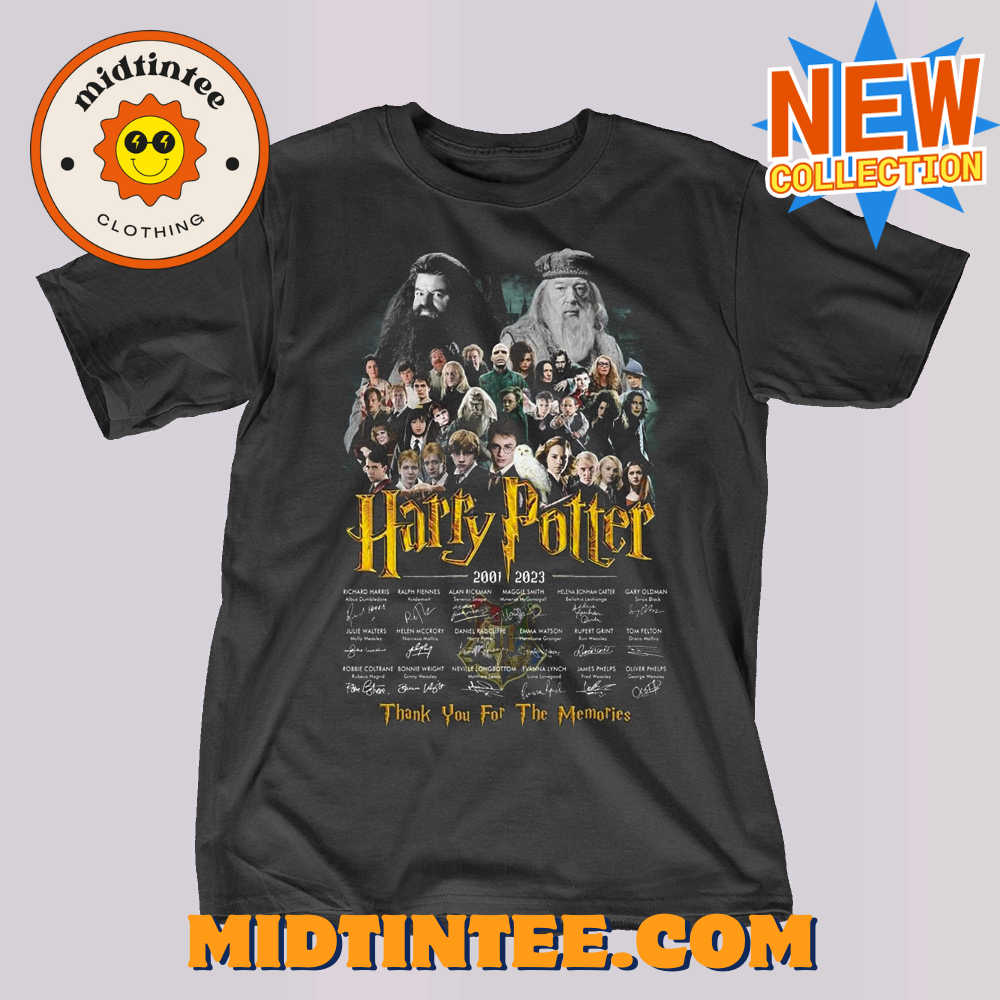 Robbie Coltrane And Michael Gambon Harry Potter – Thank You For The Memories T-Shirt 30Uf094247 – Utopia Fashion