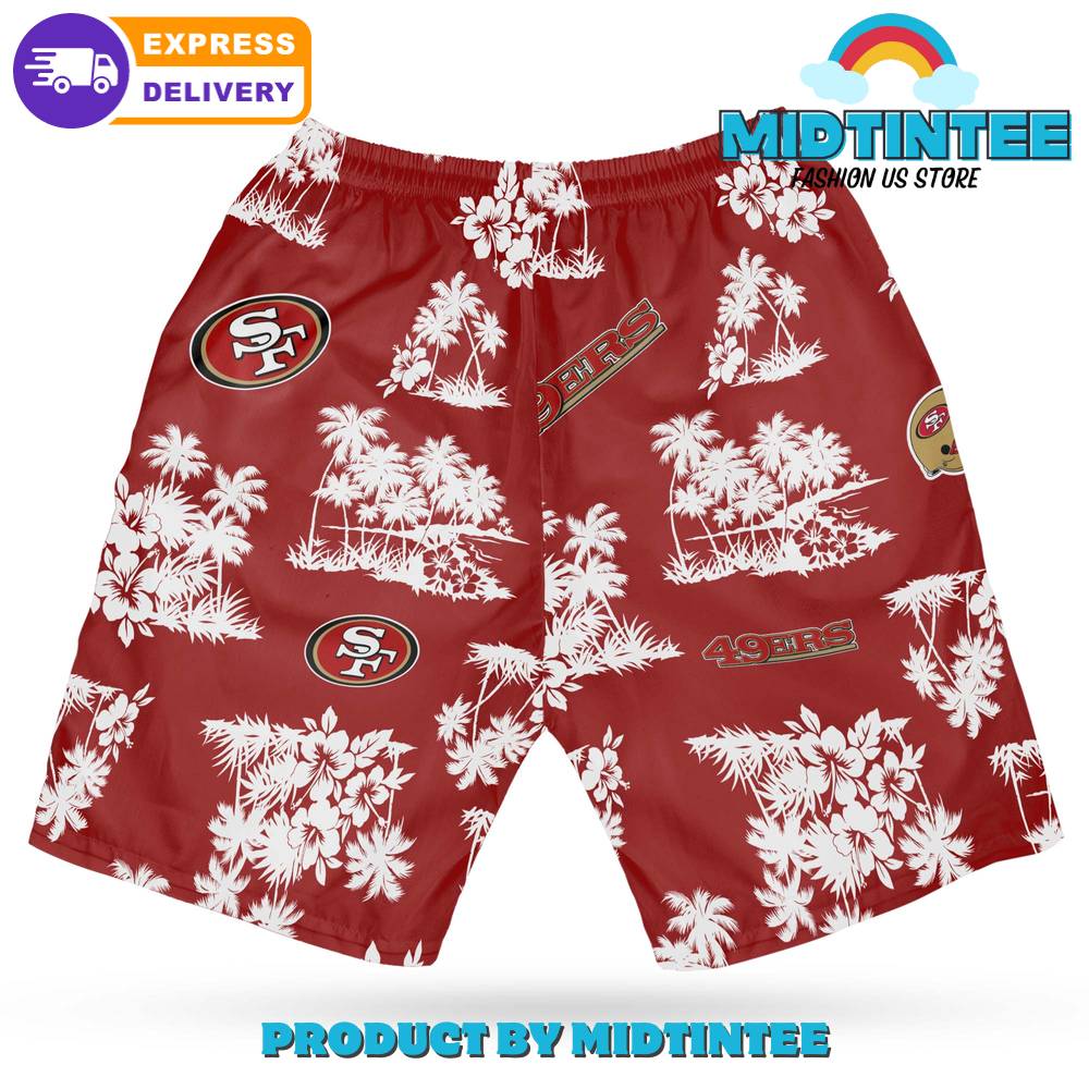 San Francisco 49Ers Coastal Paradise Hawaiian Shirt And Short 30Uf093271 – Utopia Fashion