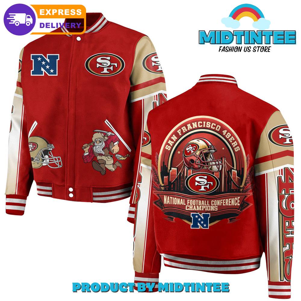 San Francisco 49Ers Nfc Champs Baseball Jacket 30Uf092481 – Utopia Fashion