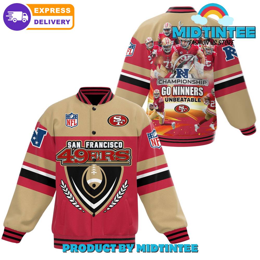 San Francisco 49Ers Nfl Championship Go Ninners Baseball Jacket 30Uf092483 – Utopia Fashion