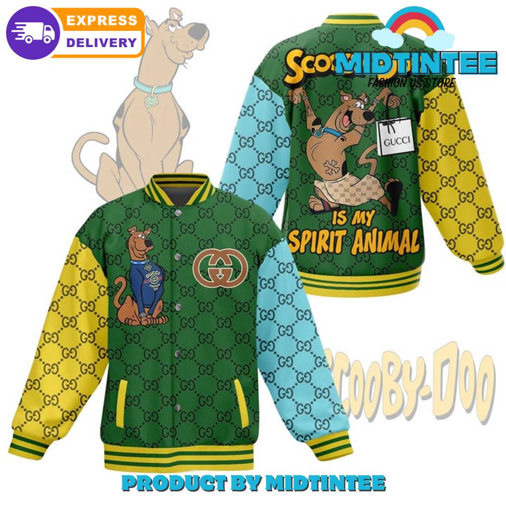 Scooby Doo X Gucci Is My Spirit Animal Baseball Jacket 30Uf092486 – Utopia Fashion