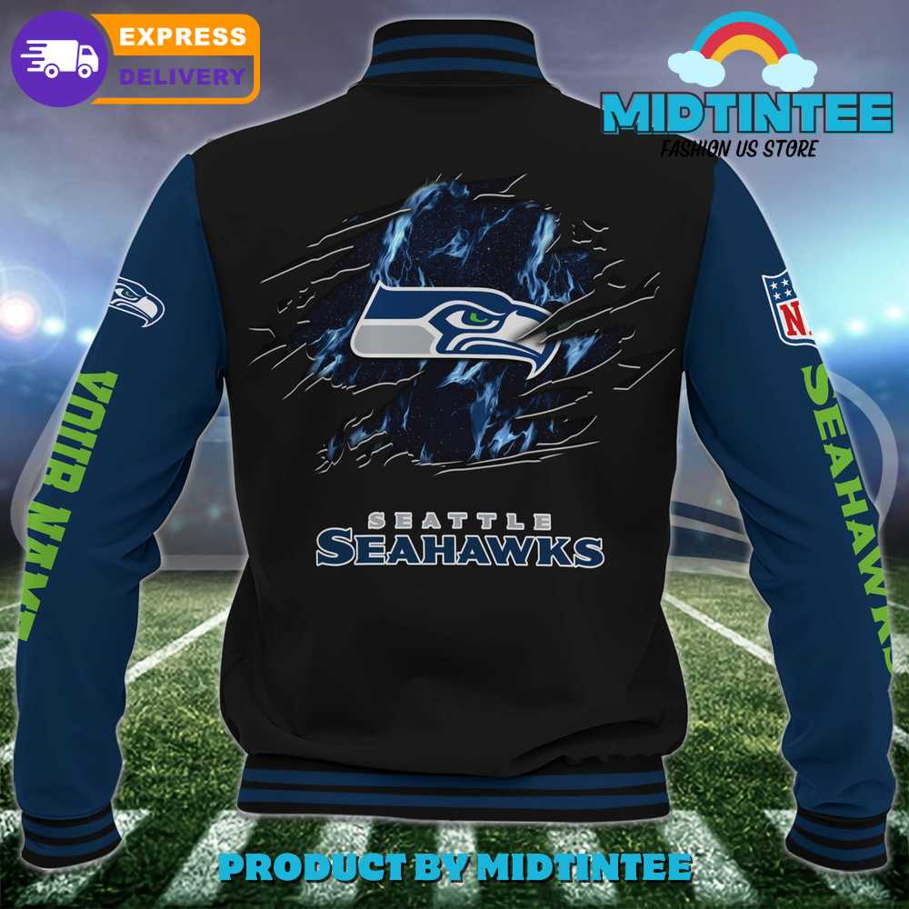 Seattle Seahawks Nfl Custom Name Baseball Jacket 30Uf092496 – Utopia Fashion