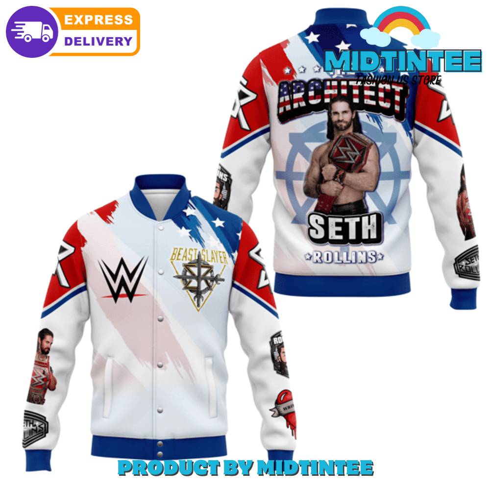 Seth Rollins The Architect Baseball Jacket 30Uf092497 – Utopia Fashion