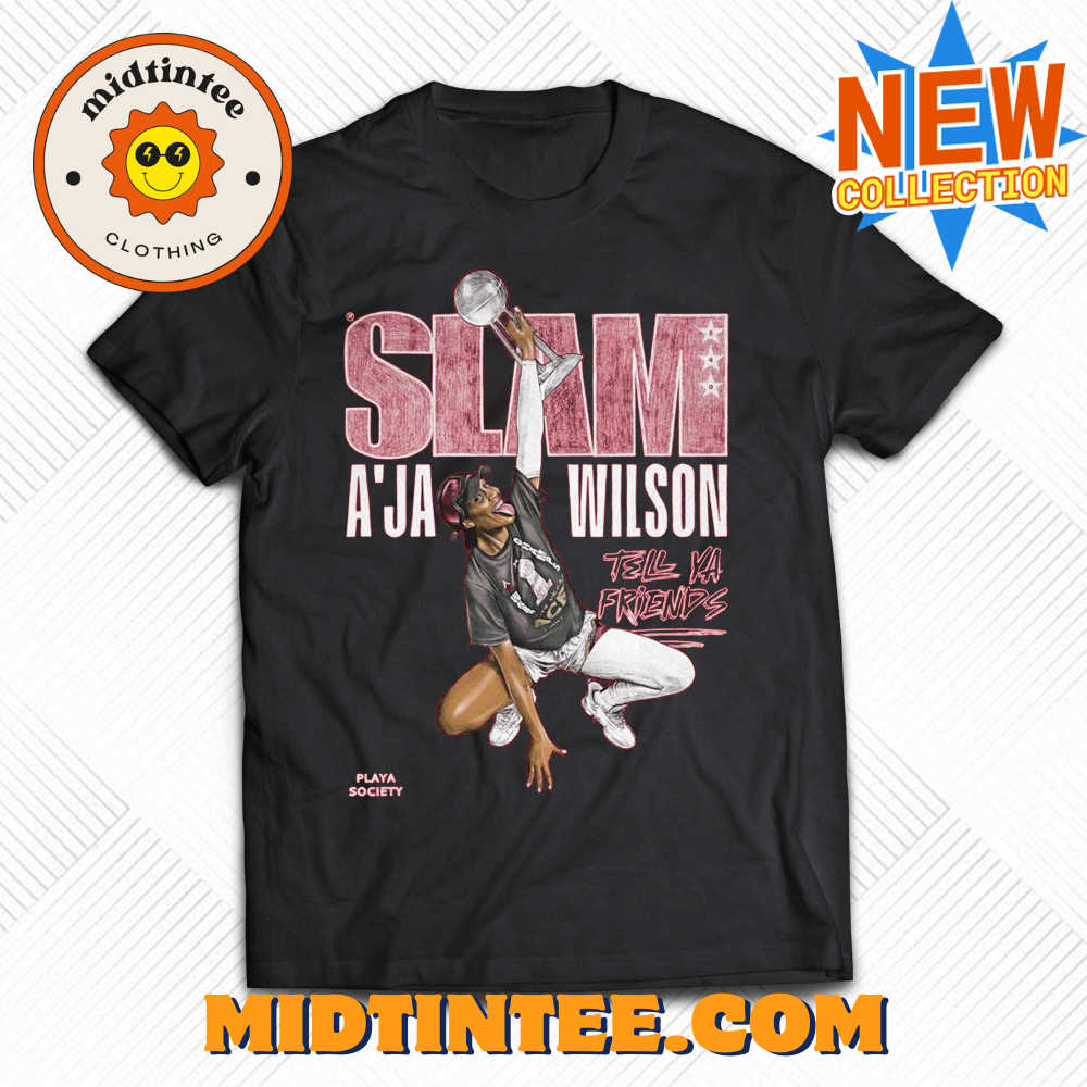 Slam A’Ja Wilson Slam Playa Society Shirt 30Uf094271 – Utopia Fashion