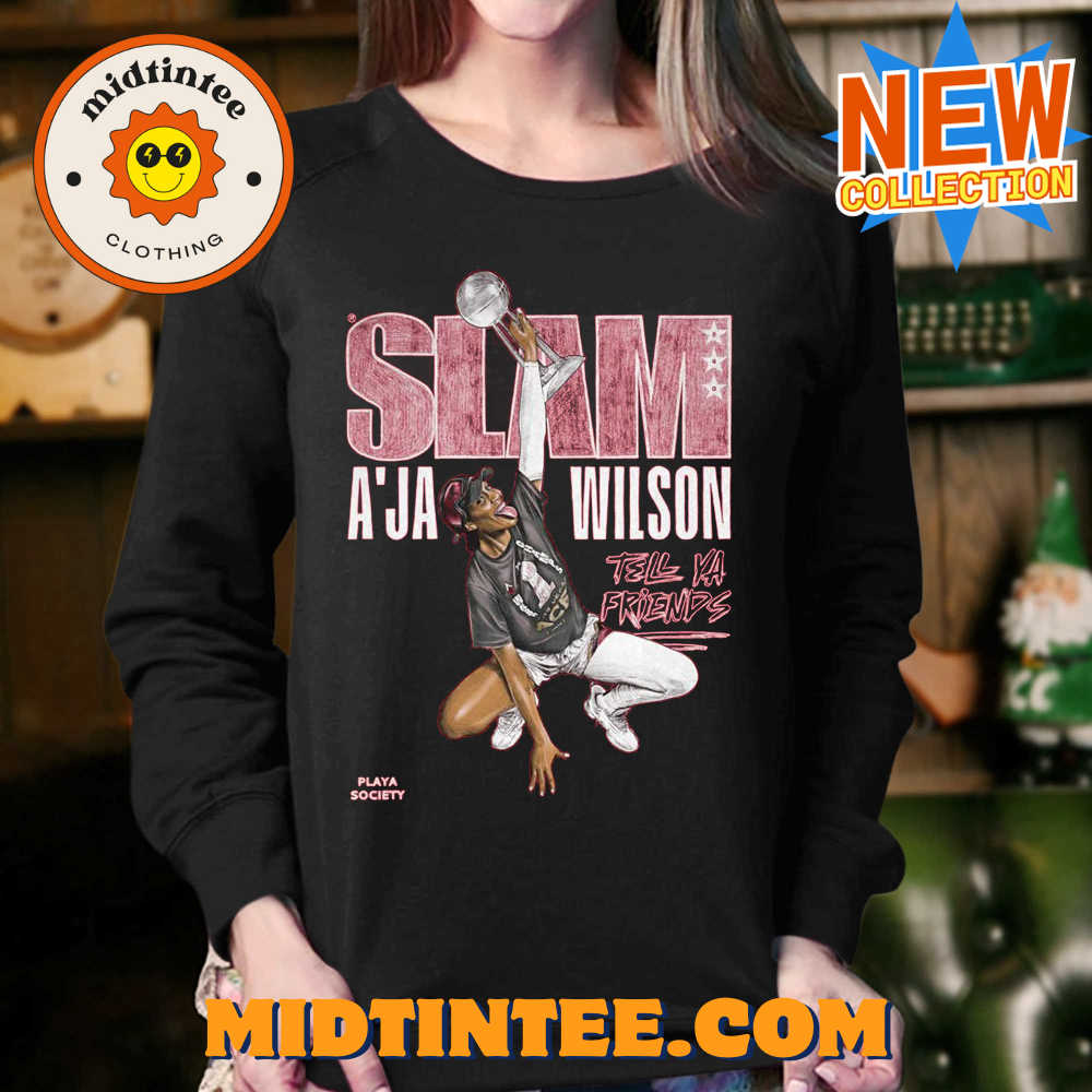 Slam A’Ja Wilson Slam Playa Society Shirt 30Uf094271 – Utopia Fashion