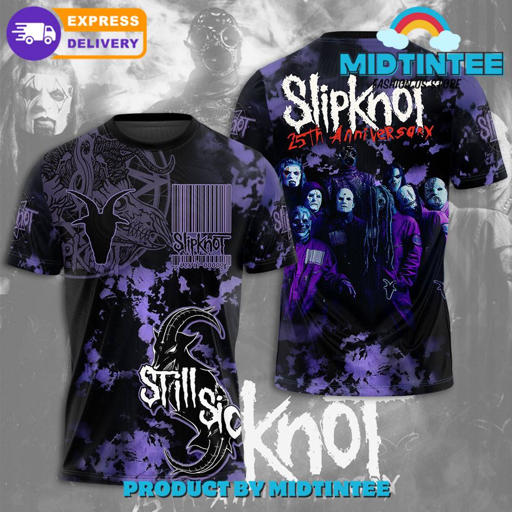 Slipknot 25Th Anniversary Limited Edition Shirt 30Uf095373 – Utopia Fashion