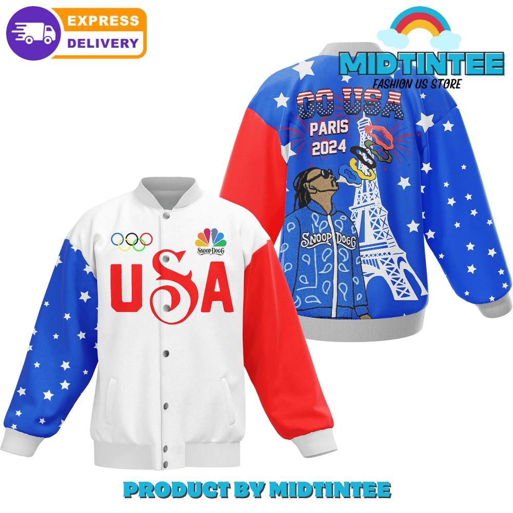 Snoop Dogg X United States Olympic Baseball Jacket 30Uf092499 – Utopia Fashion