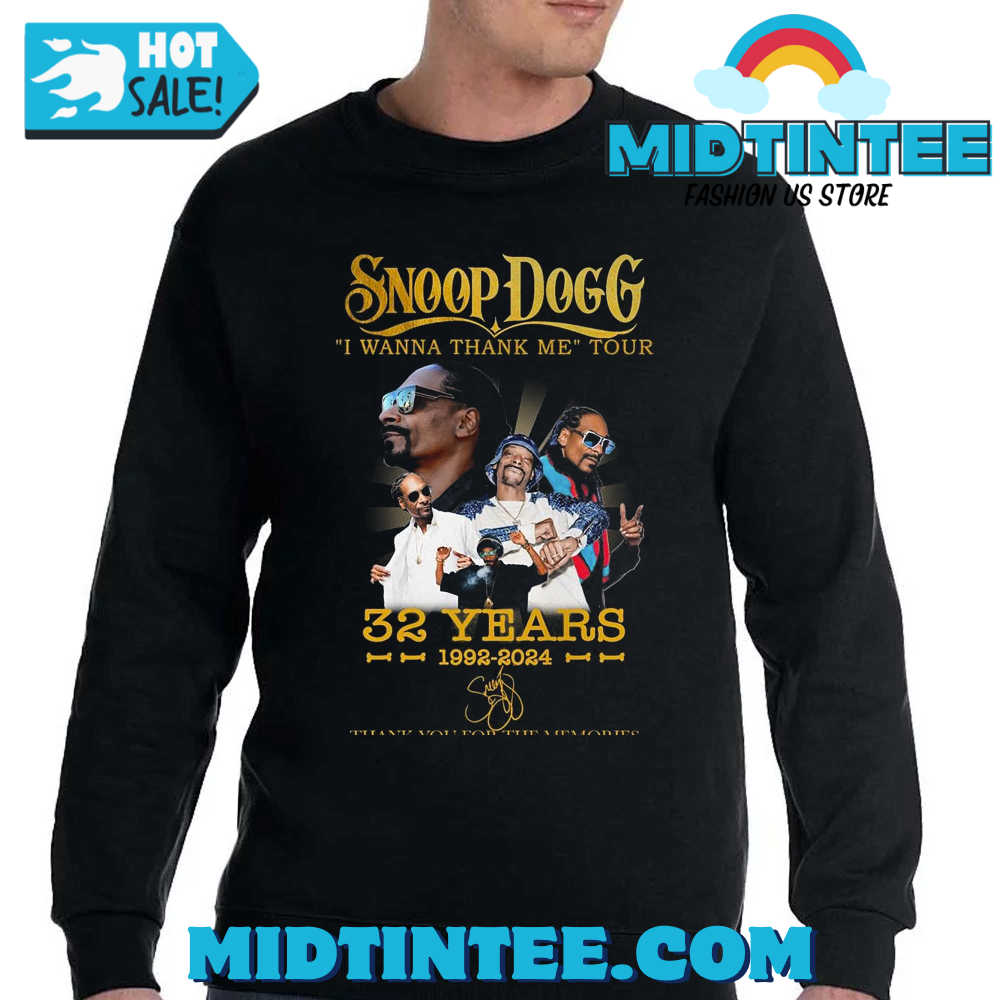 Snoop Dogg I Wanna Thank Me Tour Years – Thank You For The Memories T-Shirt 30Uf094277 – Utopia Fashion