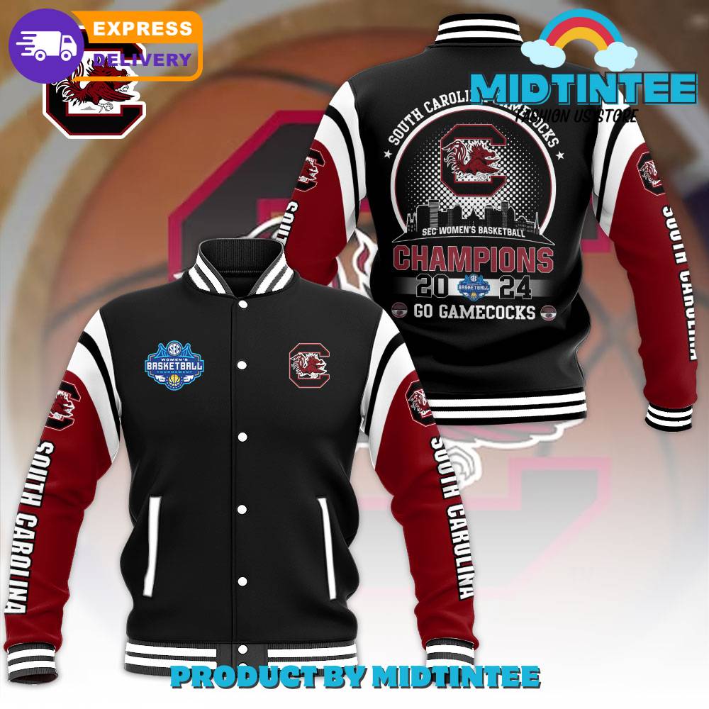 South Carolina Gamecocks Women Basketball Champions Varsity Jacket 30Uf092505 – Utopia Fashion