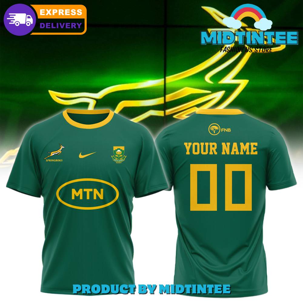 Springboks Rugby Union Home Custom Name Shirt 30Uf095403 – Utopia Fashion