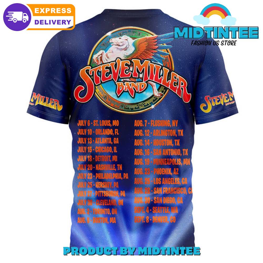 Steve Miller Band American Rock Tour Shirt 30Uf095412 – Utopia Fashion