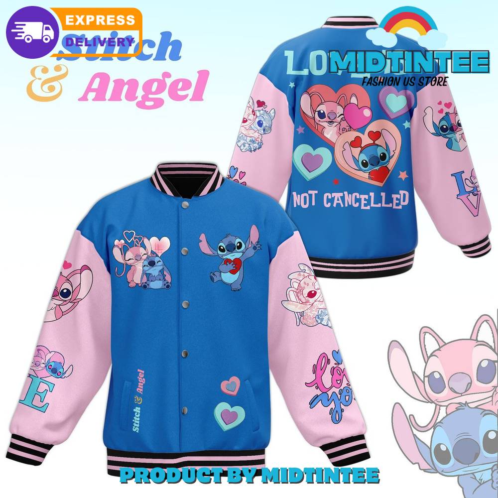 Stitch And Angle Love Is Valentine Baseball Jacket 30Uf092510 – Utopia Fashion