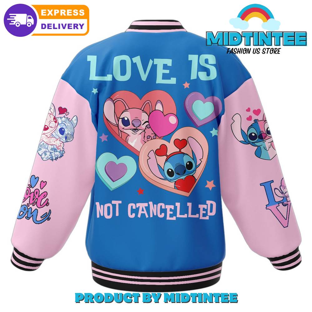 Stitch And Angle Love Is Valentine Baseball Jacket 30Uf092510 – Utopia Fashion