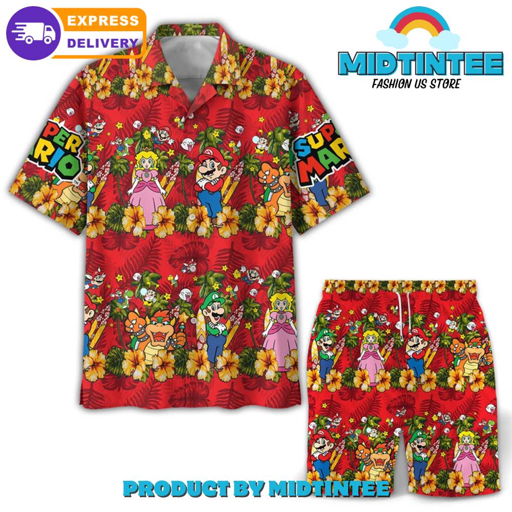 Super Mario Combo Hawaiian Shirt And Short 30Uf093310 – Utopia Fashion