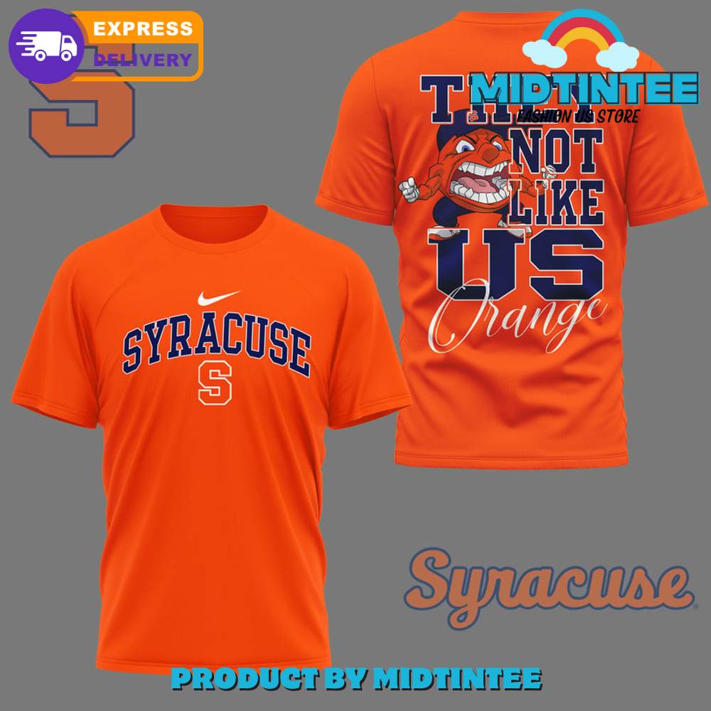 Syracuse Orange Football They Not Like Us Orange Shirt 30Uf095432 – Utopia Fashion