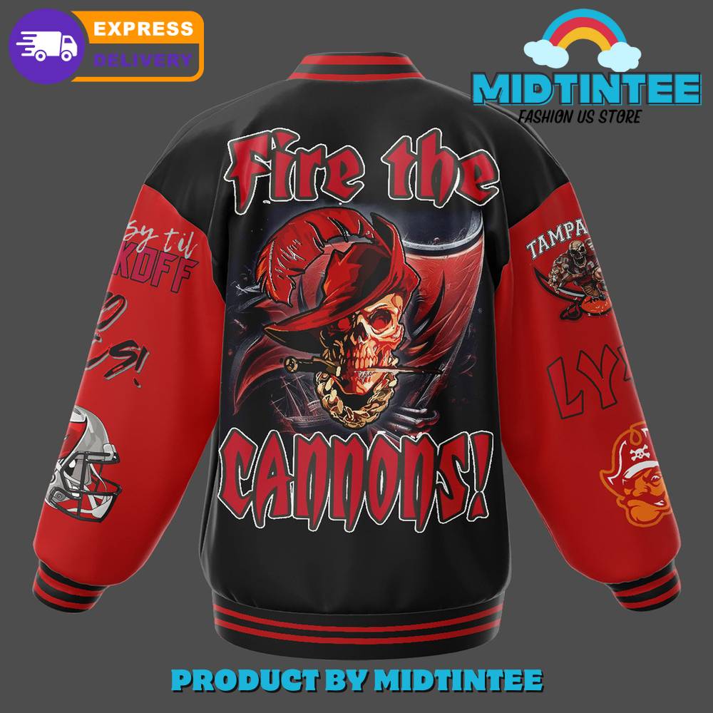 Tampa Bay Buccaneers Fire The Cannons Baseball Jacket 30Uf092518 – Utopia Fashion