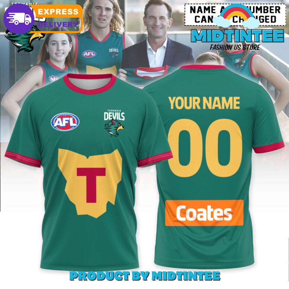 Tasmania Devils Coates Personalized T-Shirt 30Uf095440 – Utopia Fashion