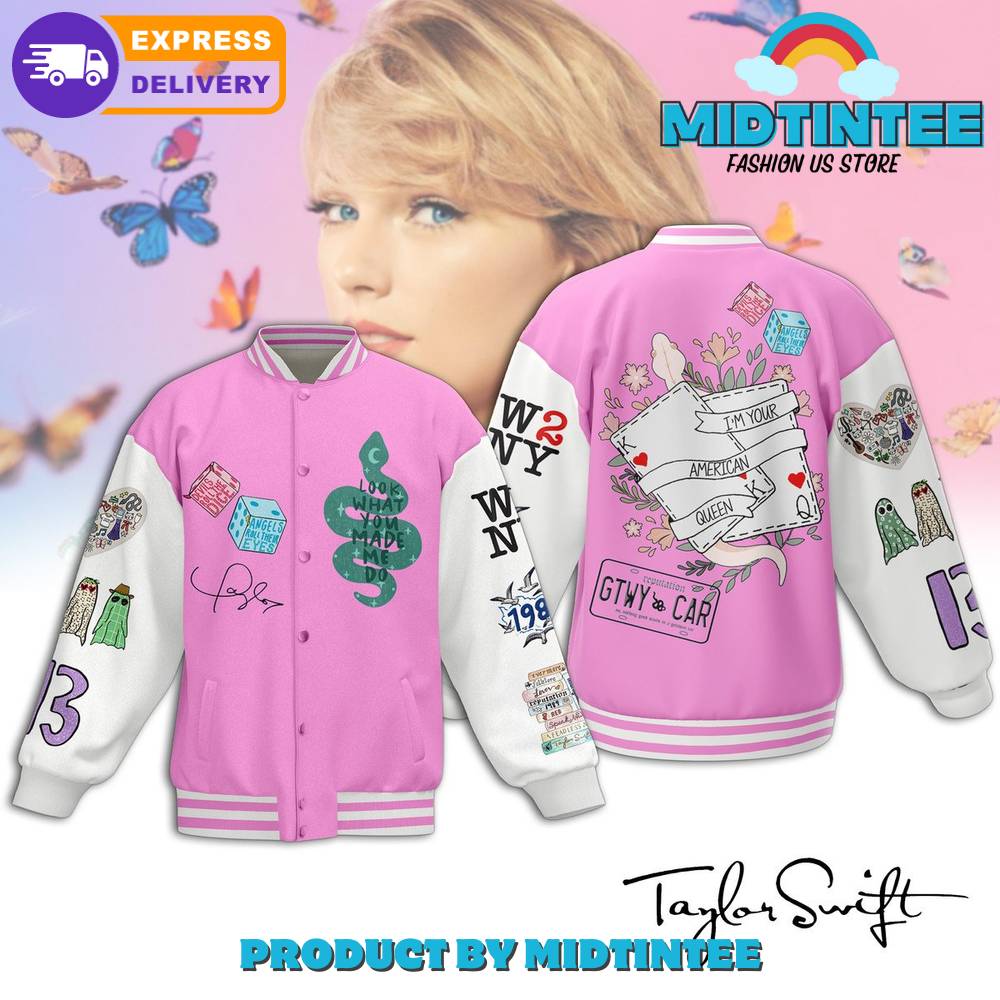 Taylor Swift Look What You Made Me Do Baseball Jacket 30Uf092523 – Utopia Fashion