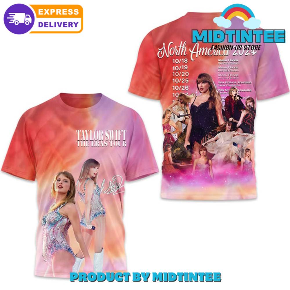 Taylor Swift The Eras Tour North America Shirt 30Uf095446 – Utopia Fashion