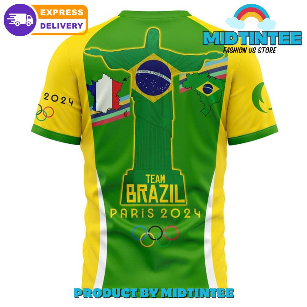 Team Brazil Olympic Paris Green Nike Shirt 30Uf095450 – Utopia Fashion