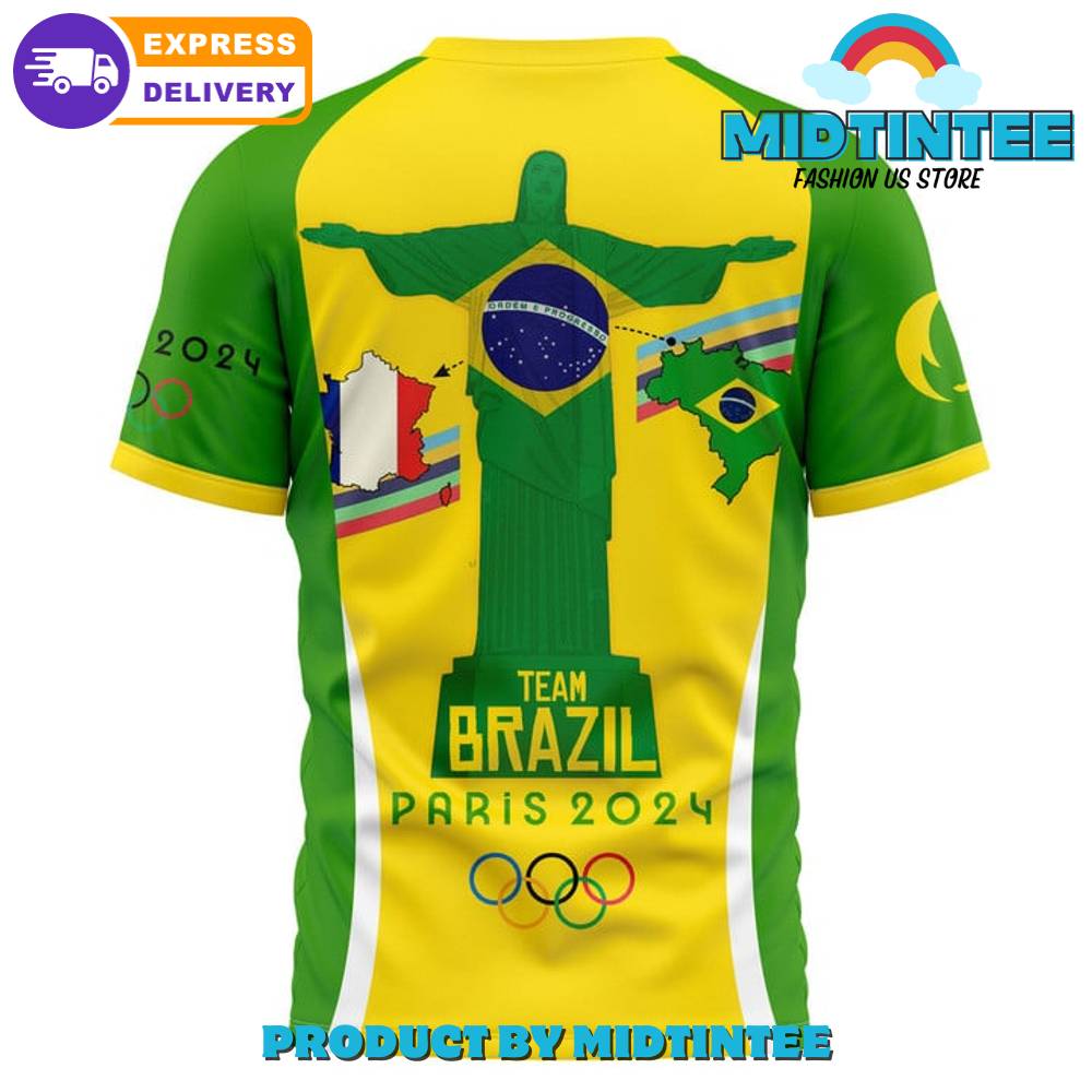 Team Brazil Olympic Paris Yellow Nike Shirt 30Uf095451 – Utopia Fashion