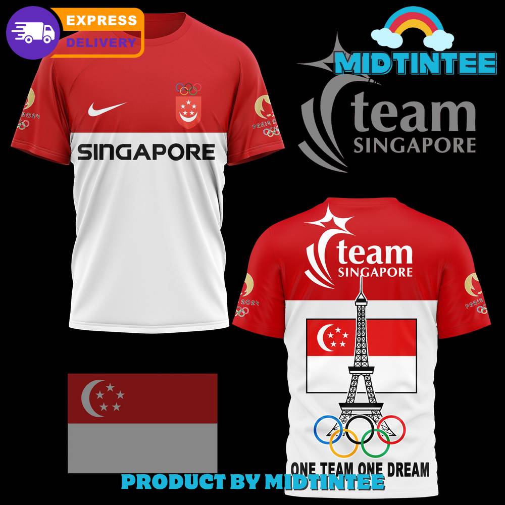 Team Singapore One Team One Dream Olympic Paris Nike Shirt 30Uf095457 – Utopia Fashion