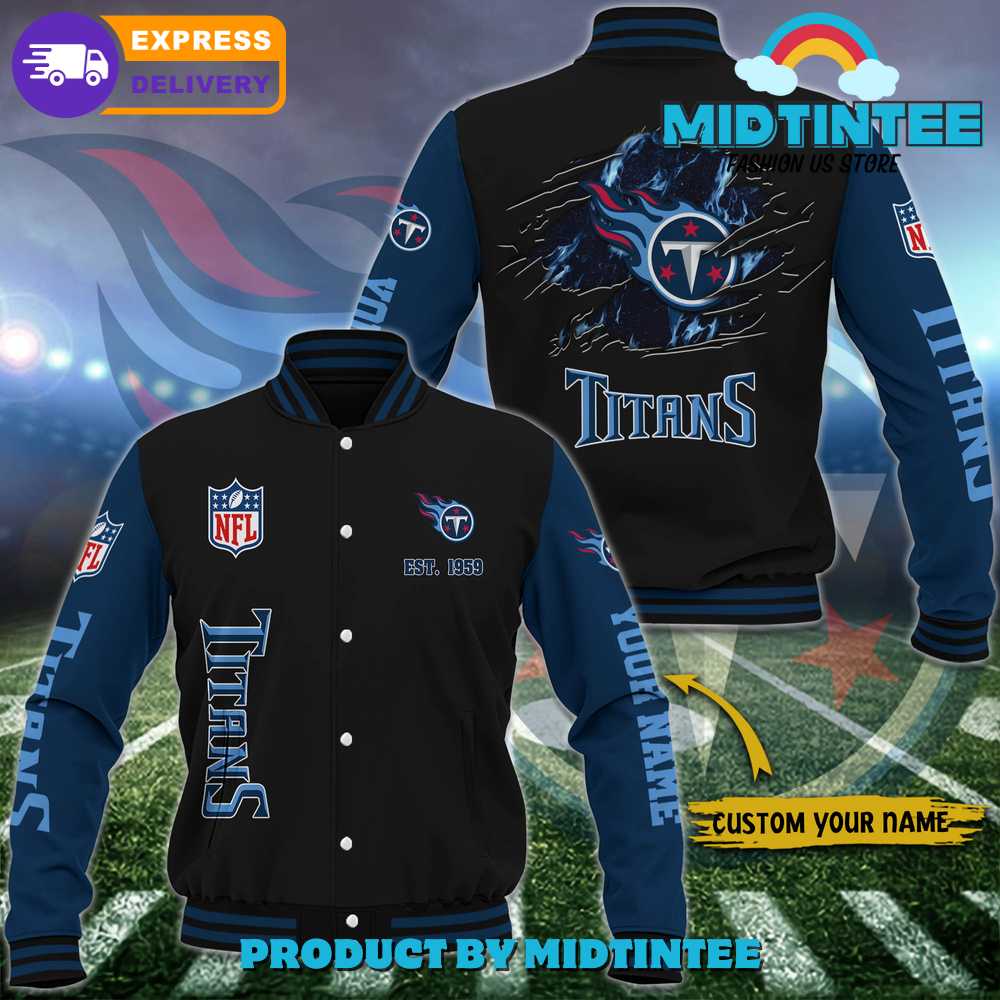 Tennessee Titans Nfl Custom Name Baseball Jacket 30Uf092529 – Utopia Fashion