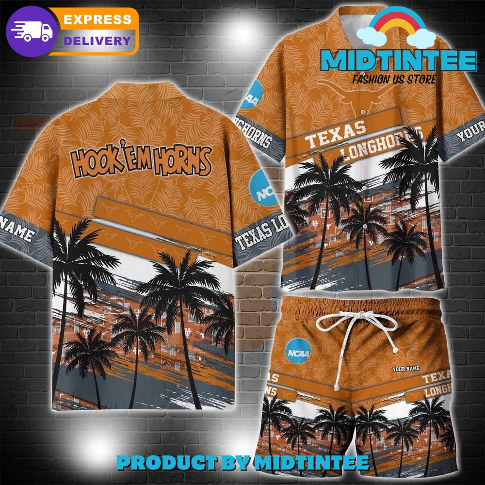 Texas Longhorns Ncaa Pattern Personalized Hawaiian Set 30Uf093341 – Utopia Fashion