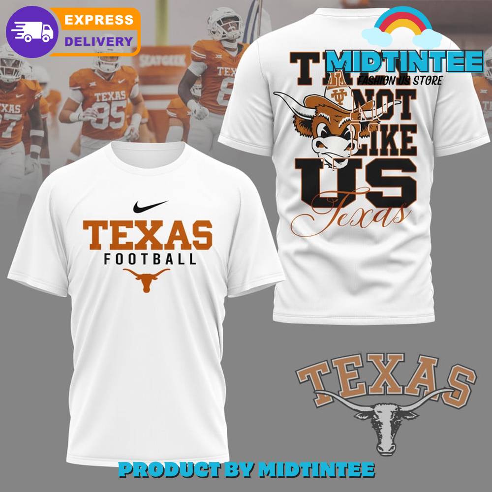 Texas Longhorns They Not Like Us White Shirt 30Uf095474 – Utopia Fashion