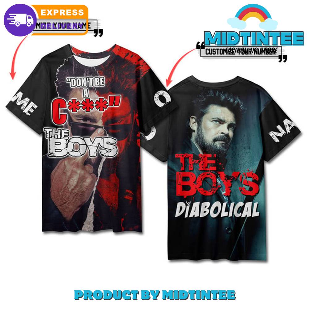 The Boys Tv Series Diabolical Custom Name Shirt 30Uf095479 – Utopia Fashion