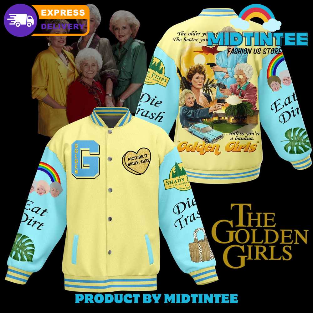 The Golden Girls Eat Dint Baseball Jacket 30Uf092535 – Utopia Fashion