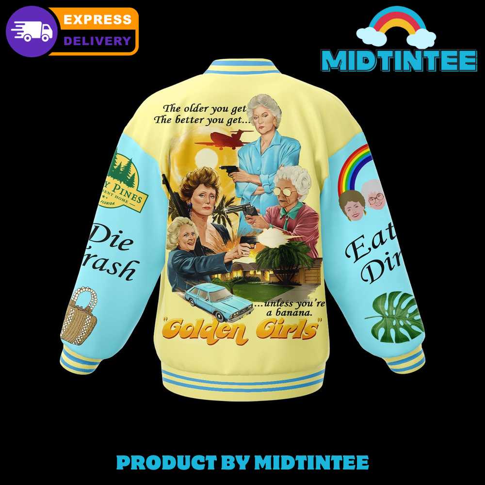 The Golden Girls Eat Dint Baseball Jacket 30Uf092535 – Utopia Fashion