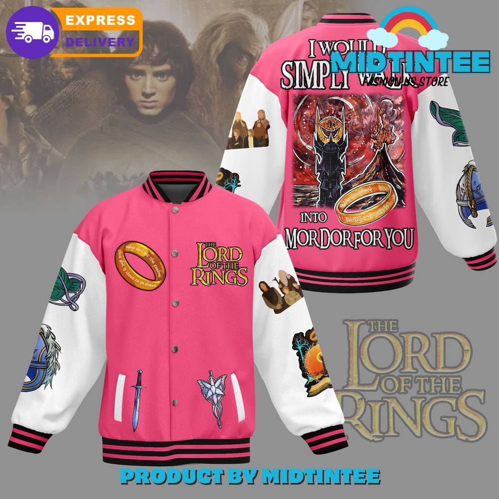 The Lord Of The Rings I Would Simple Walk Baseball Jacket 30Uf092539 – Utopia Fashion