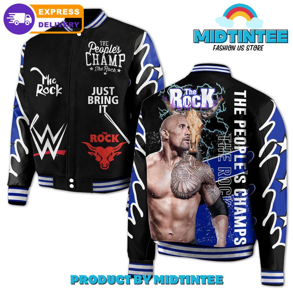 The Rock The People’S Champ Baseball Jacket 30Uf092541 – Utopia Fashion